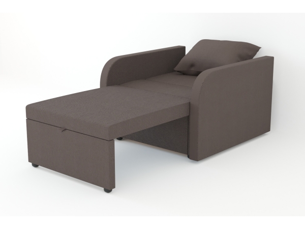 Кресло-кровать НЕКСТ с подлокотниками NeoChocolate